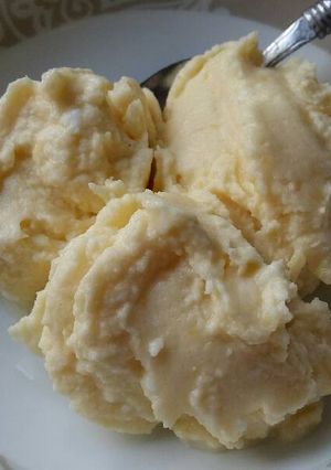 A picture of Vickys Dole Whip (Soft Serve Pineapple Ice Cream) GF DF EF SF NF.