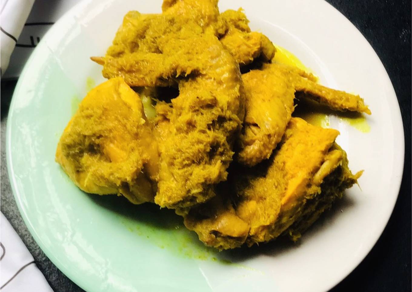Ayam Ungkep Kelapa Parut