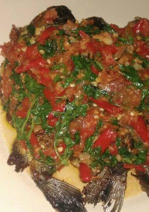 Foto resep Ikan bawal goreng sambal kemangi sederhana❤
