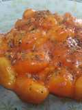Ñoquis con tomate y pollo