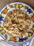 Zuppa di bulgur e quinoa con la verza