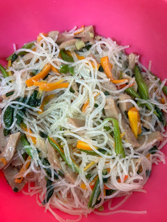 Foto resep Oseng bihun sayur baso