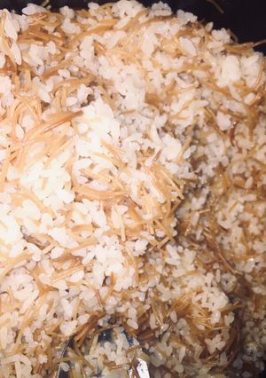 صورة لوصفة رز بالشعيرية