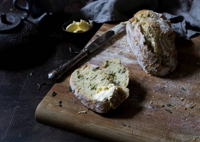 "no knead" Bärlauch Brot