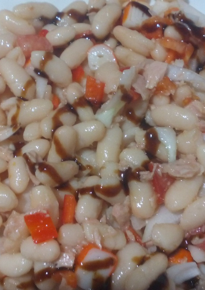 Una foto de Ensalada de alubias