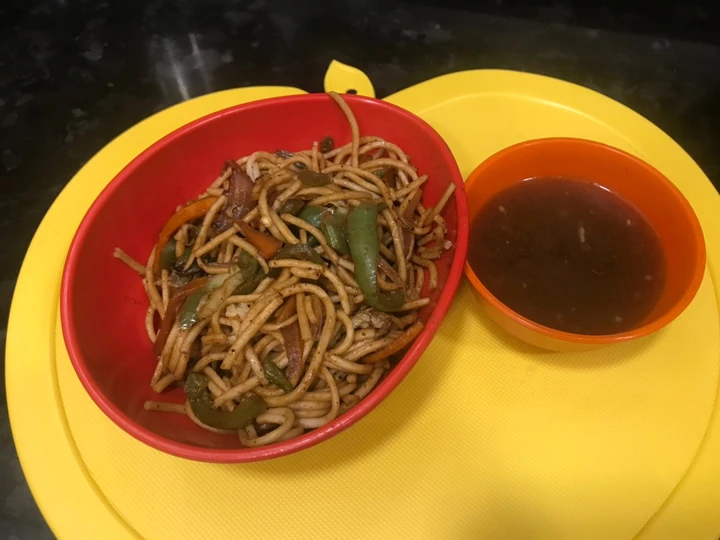 Recipe Hakka noodles-chow mein the So Delicious Delicious