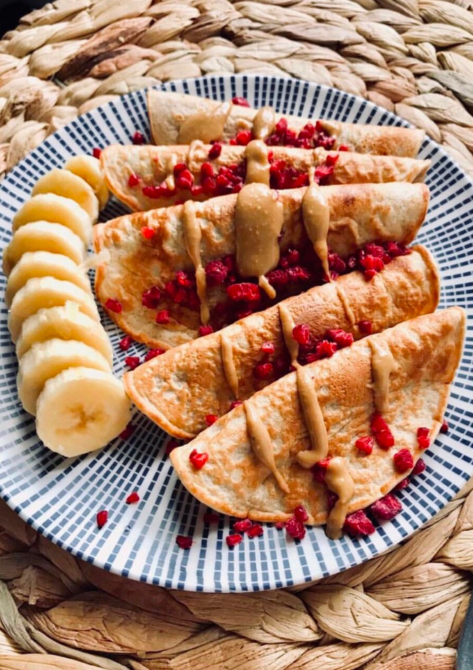 Una foto de Crepes esponjosos