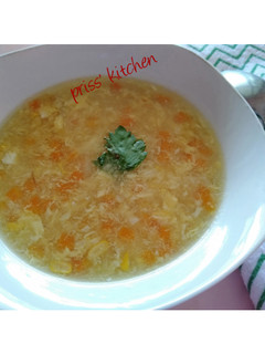 Foto resep Sup jagung wortel