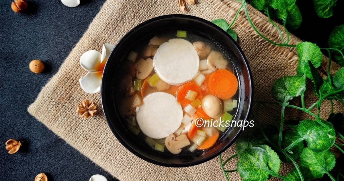 Resep Sup Tofu Jamur Oleh Enik Sulistyawati Cookpad