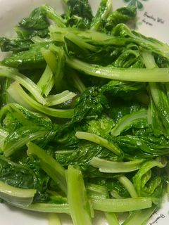 清炒小白菜 的食譜成品照片