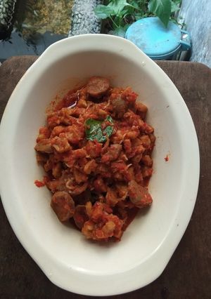 Foto resep Balado tempe teri bakso