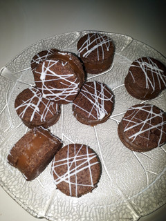 Una foto de Alfajores de chocolate