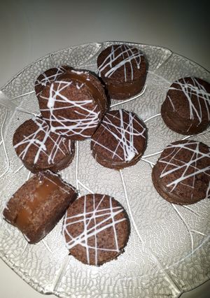 Una foto de Alfajores de chocolate