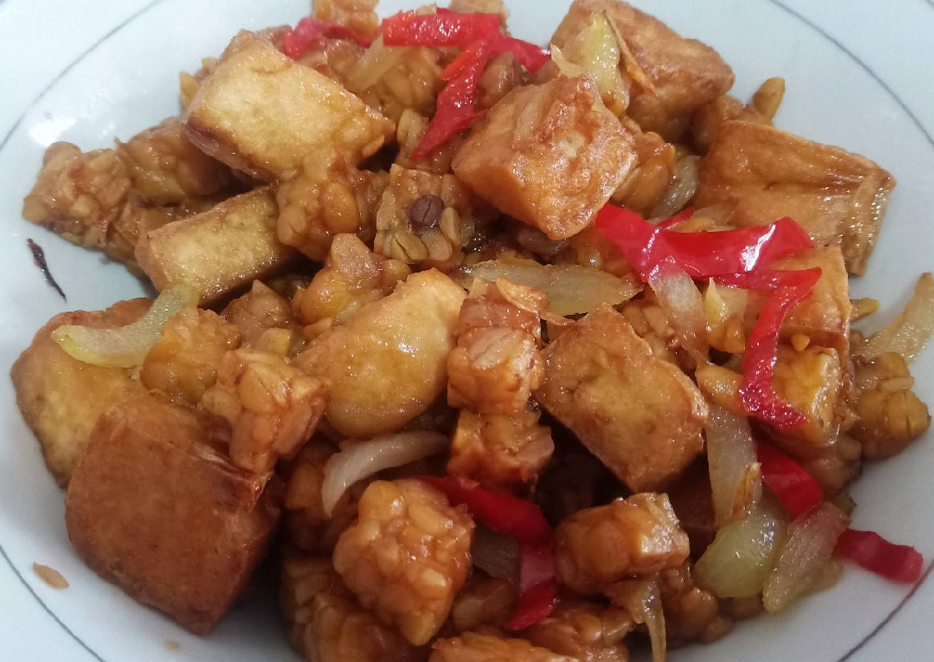 Oseng Tahu Tempe Praktis