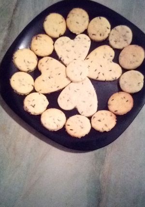 Levendulás keksz recept fotója