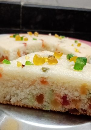 A picture of Suji cake.