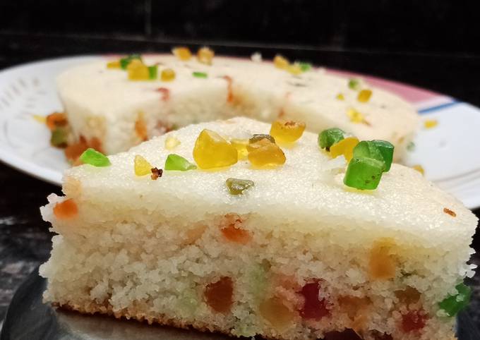 Suji cake Recipe by Munvi - Cookpad