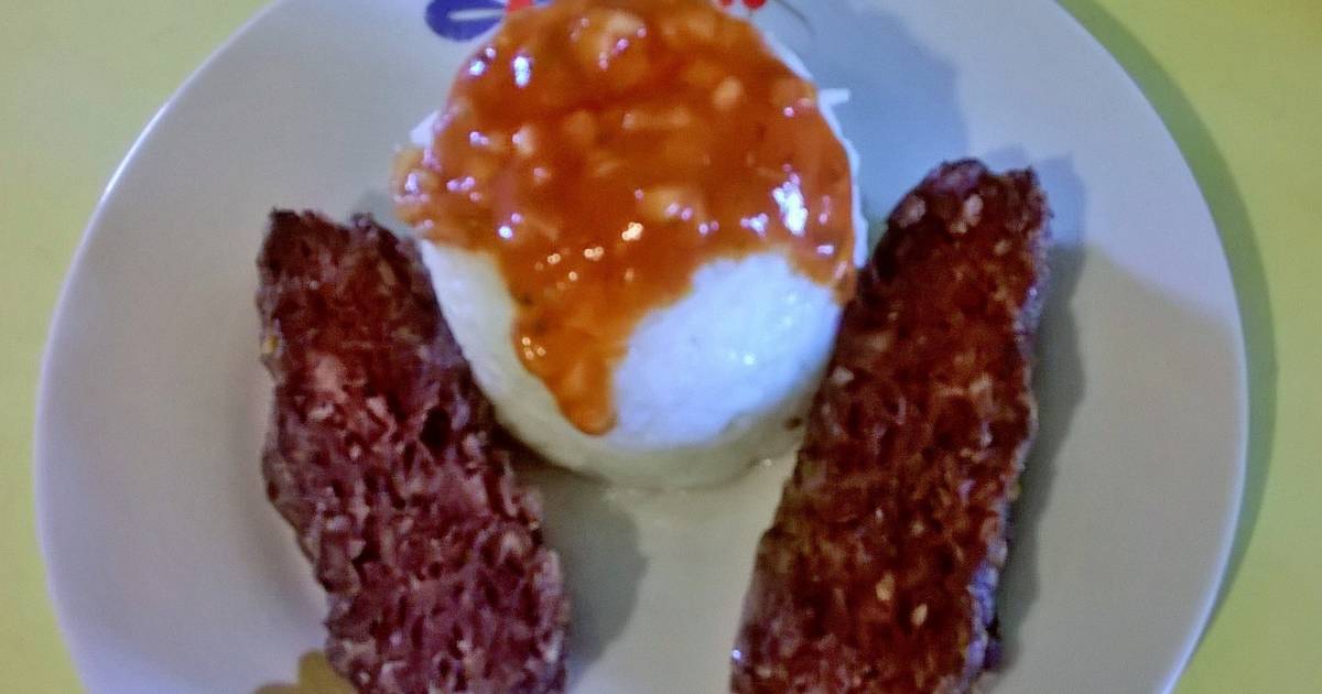 Pastel de Carne con Guarnición de Arroz Receta de Ana Rosa Cookpad