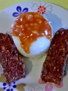 Una foto de Pastel de Carne con Guarnición de Arroz