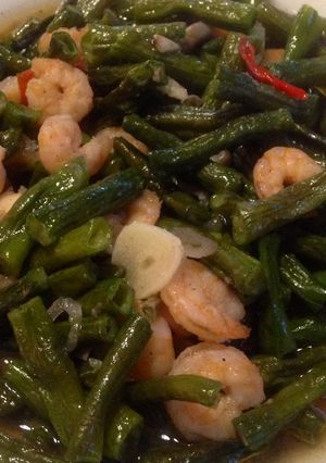Foto resep Oseng Kacang panjang dan udang