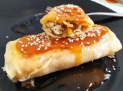 Una foto de repollo blanco vegetariano
