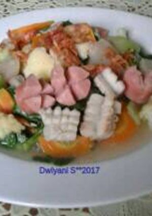 Foto resep Capcay Kuah Simpel