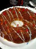 Hot milk donut tootyfruity cake (eggfree)