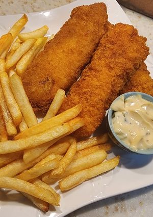A picture of Fish and Chips.