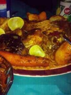 صورة لوصفة طريقة عمل الارز بالسمك