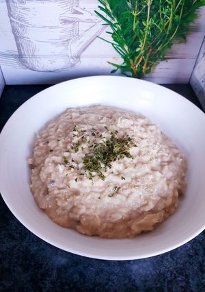 Une photo de Risotto de champignons 🍄 au poulet au Cook expert de Magimix