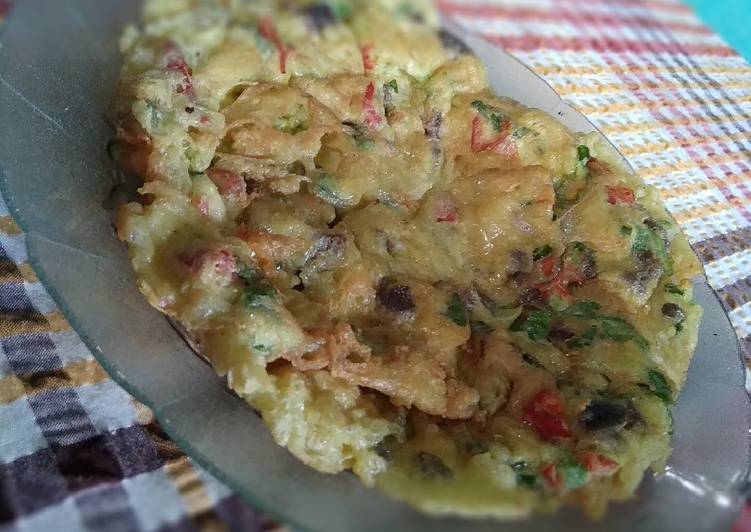 Resep: Telur dadar agak crispy 🤣 Enak Terbaru