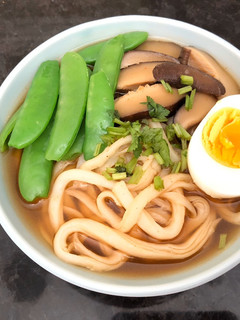 A picture of Easy Homemade Udon Soup.