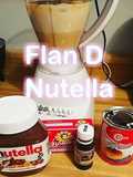 Flansito De Nutella y Queso