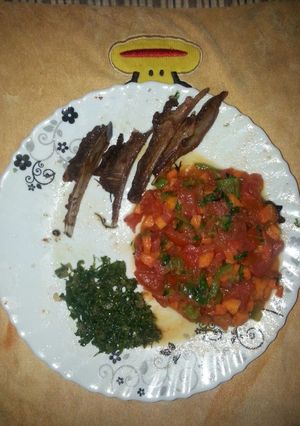 A picture of Sautéed vegetables.