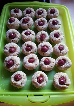 Kekszes-mandulás golyók recept fotója