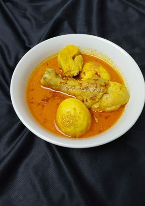 Foto resep Kare Ayam Telur