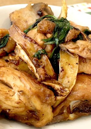 有心食譜：塔香三杯雞 的食譜成品照片