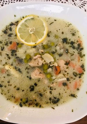 Tárkonyos pulykaraguleves recept fotója