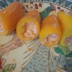 A picture of Baked Cheese Stuffed Peppers.
