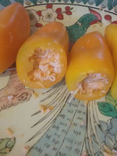 A picture of Baked Cheese Stuffed Peppers.