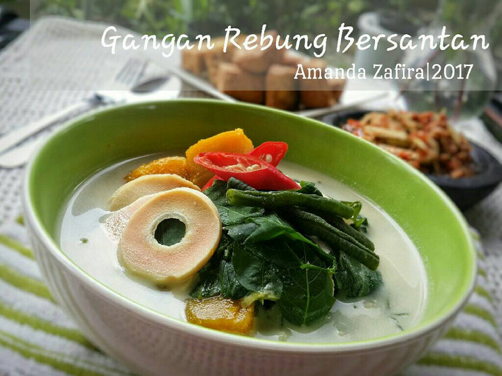 Cara Memasak Gangan Rebung Bersantan Wajib Dicoba