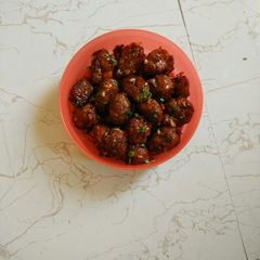 A picture of Vegetable Manchurian.