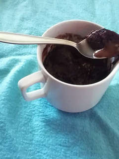 Une photo de Mug cake chocolat coulant
