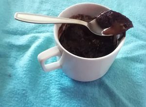 Une photo de Mug cake chocolat coulant