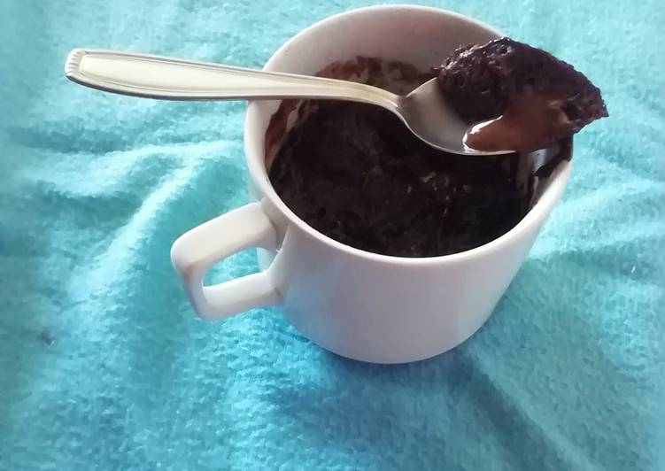 Mug cake chocolat coulant