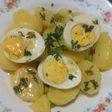 Patatas en salsa verde