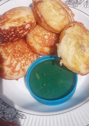 A picture of Milky masa with honey.