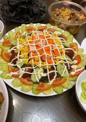 Hình của món Salad Rong Nho.