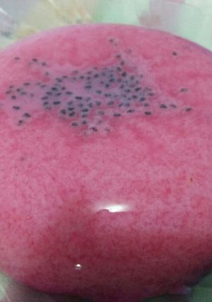 Foto resep Dragon Fruit Pudding