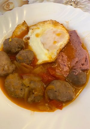 Hình của món Bánh mì chảo.